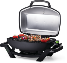Load image into Gallery viewer, TravelQ PRO285E Portable Electric Grill Black
